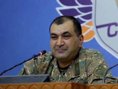 Deputy head of Armenian army's general staff Tiran Khachatryan ranked Lieutenant General