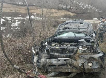 Չլդրան-Կիչան ճանապարհին «Նիսսան X-TRAIL»-ը գլորվել է ձորը. 29-ամյա կին վարորդը վիրավոր է (ֆոտո)