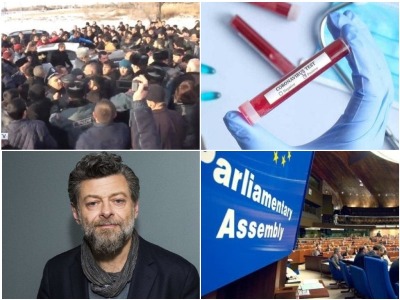 PACE's statement on tensions in Armenia, 1st coronavirus test carried out in Yerevan, 03.02.2020 digest