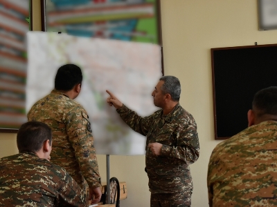 5-րդ զորամիավորումում անցկացվել են սպայական հավաքներ