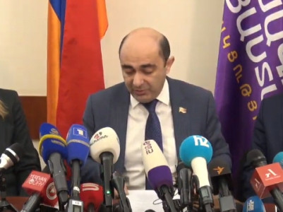 Opposition Bright Armenia party leader gives report to prosecutor
