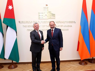 Pashinyan: Relations with Jordan and Middle East in general are very important for Armenia