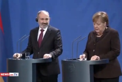 Armenia PM, Chancellor of Germany making joint statement
