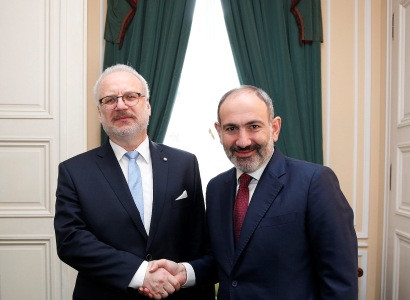 Armenia’s Pashinyan meets with  Latvia president, Bulgaria PM