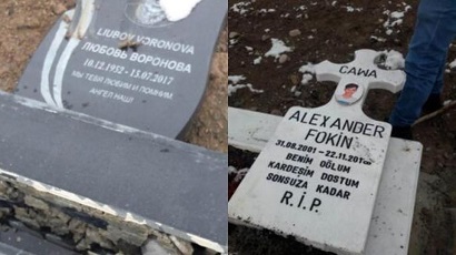 Vandals desecrate 20 graves at Christian cemetery of Ankara