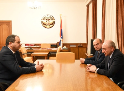 Karabakh President receives Armenia Prosecutor General