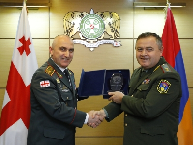 Armenia army general staff chief visiting Georgia (PHOTOS)