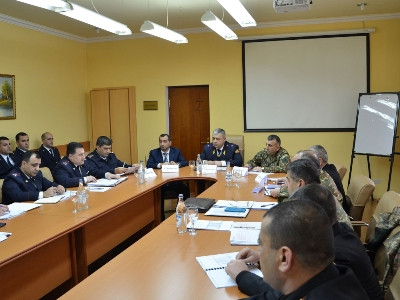 Armenia Investigative Committee deputy chairman has working meeting with Artsakh Defense Army commanders