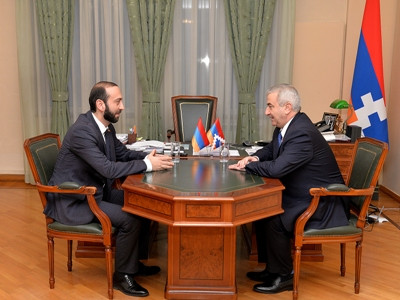 Արցախում Արարատ Միրզոյանը հանդիպել է Աշոտ Ղուլյանին