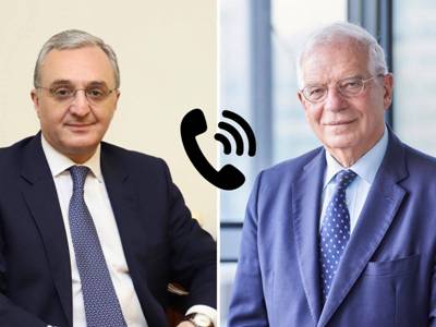 Armenia FM has phone conversation with EU high representative