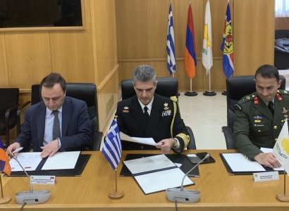 Greek, Armenian defense ministries sign cooperation plan
