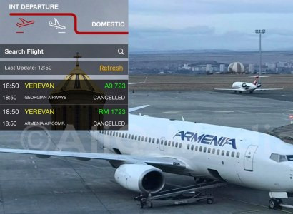 Tbilisi cancels 2 flights to Yerevan