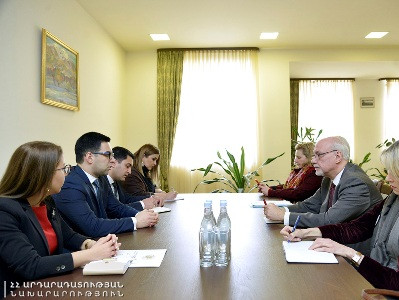 Armenia Minister of Justice receives Council of Europe delegation