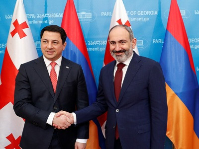 Armenia PM, Georgia Parliament Chairperson underline importance of active inter-parliamentary dialogue