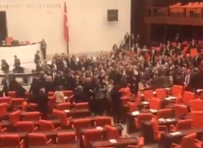 Brawl in Turkey's parliament