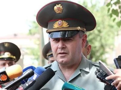 Armenia army general staff chief: Situation in Middle East may affect situation in South Caucasus
