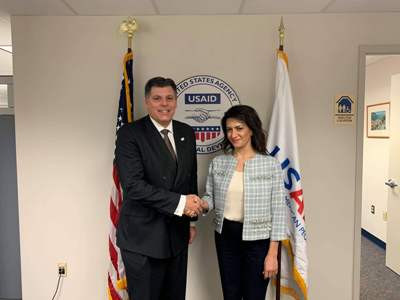 Armenia PM's wife meets with USAID Europe/Eurasia Assistant Administrator