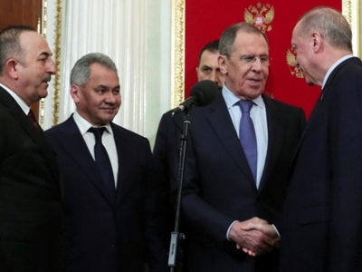 Erdogan asks Lavrov about Assad when microphone was still on