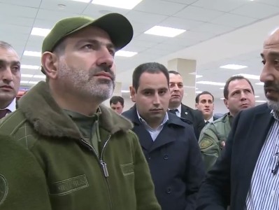 Armenian PM attends opening ceremony of new cafeteria in one of military units