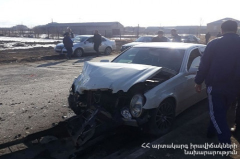 Վարդենիսում Opel Vectra-ն կողաշրջվել է. կա վիրավոր