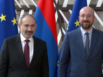 Armenia PM, European Council President discussing development of Armenia-EU relations