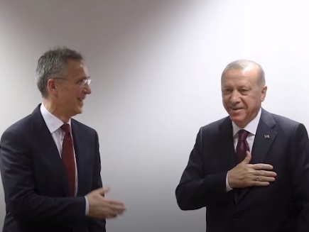 Turkey President refuses to shake NATO Secretary General's hand