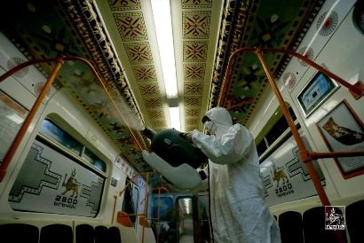 All subway cars disinfected in Yerevan