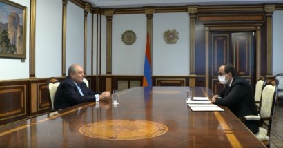 Armenia president and health minister discuss coronavirus outbreak