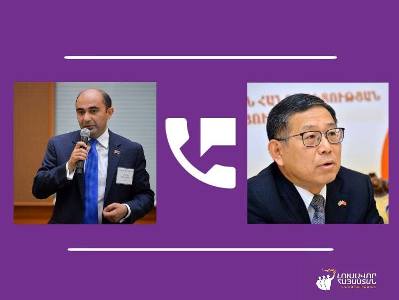 Head of Bright Armenia faction, China Ambassador discuss prevention of coronavirus