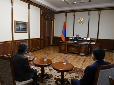 Armenia President receives Japan Ambassador