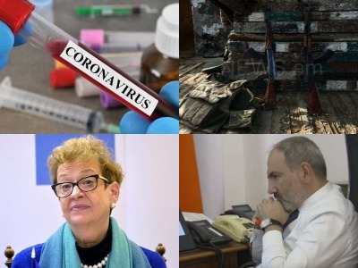 329 coronavirus cases in Armenia, Armenian soldier wounded in Azerbaijani fire, 27.03.20 digest