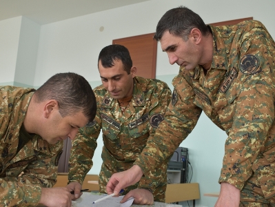 2-րդ զորամիավորումում անցկացվել են շտաբային մարզումներ
