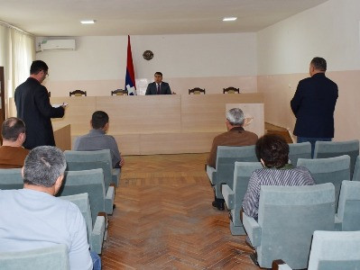 Head of Artsakh's Martuni region convenes consultation devoted to fight against COVID-19