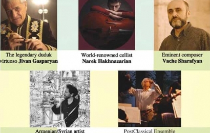 Vache Sharafyan's works performed at concert dedicated to 100th anniversary of Armenian-American relations