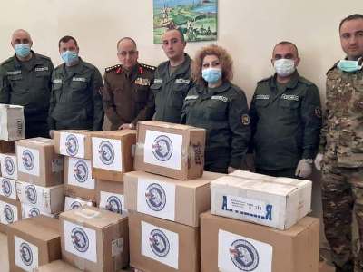 Гуманитарная миссия Армении в Алеппо передала больницам медицинские принадлежности