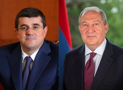Armenia President congratulates Arayik Harutyunyan on success in 2nd round of Artsakh elections