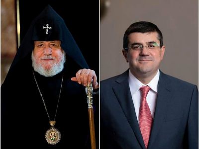 Католикос всех армян направил поздравительное послание в адрес Араика Арутюняна
