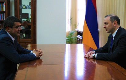 Արմեն Գրիգորյանը Արայիկ Հարությունյանի հետ քննարկել է անվտանգության ինստիտուտների ներդաշնակեցման հարցը
