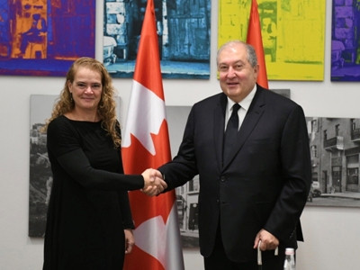 Governor General of Canada addresses letter to Armenia President over COVID-19 pandemic