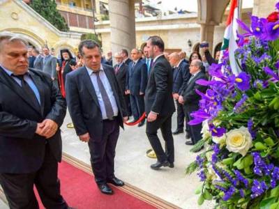 Armenian humanitarian mission in Aleppo pays tribute to Genocide victims