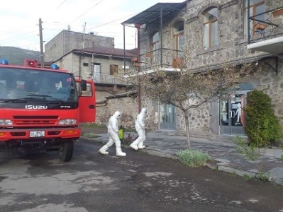 Ապրիլի 21-28-ը փրկարարները 3055 անգամ ախտահանում են իրականացրել, որից 487-ը՝ Երեւանում (ֆոտո)