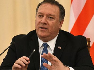 Pompeo says the US will do everything to prevent Iran from buying armored vehicles from Russia or China