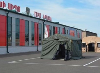 Artsakh Information Headquarters: Tent hospital and medical-sanitary outlet set up