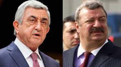 Newspaper: Businessman gives account to National Security Service against Armenia ex-President Sargsyan
