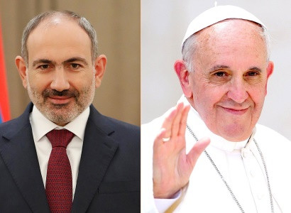 Armenian PM holds phone talks with Pope Francis