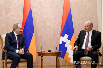 Armenia PM to Artsakh President: May 9, Shushi, give us more confidence toward our strengths
