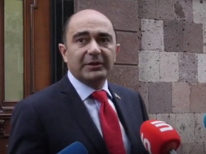 Edmon Marukyan gives explanation at Special Investigation Service