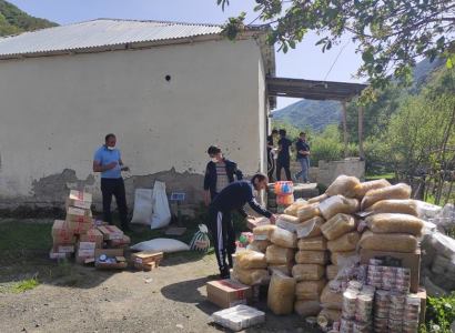 Food and hygienic accessories provided to villages of Artsakh
