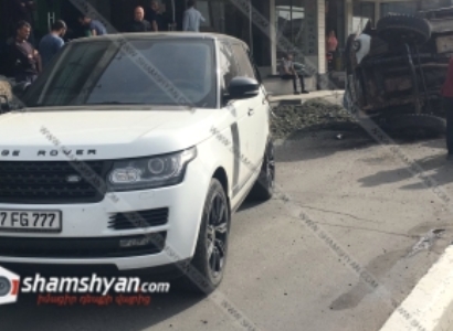 Վթար Երևան-Էջմիածին ավտոճանապարհին․ ավազով բարձված ЗИЛ-ը կողաշրջվել է
