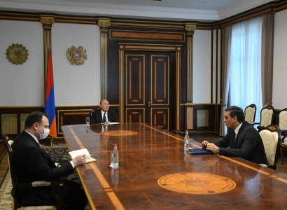 Armenia President meets with Ombudsman